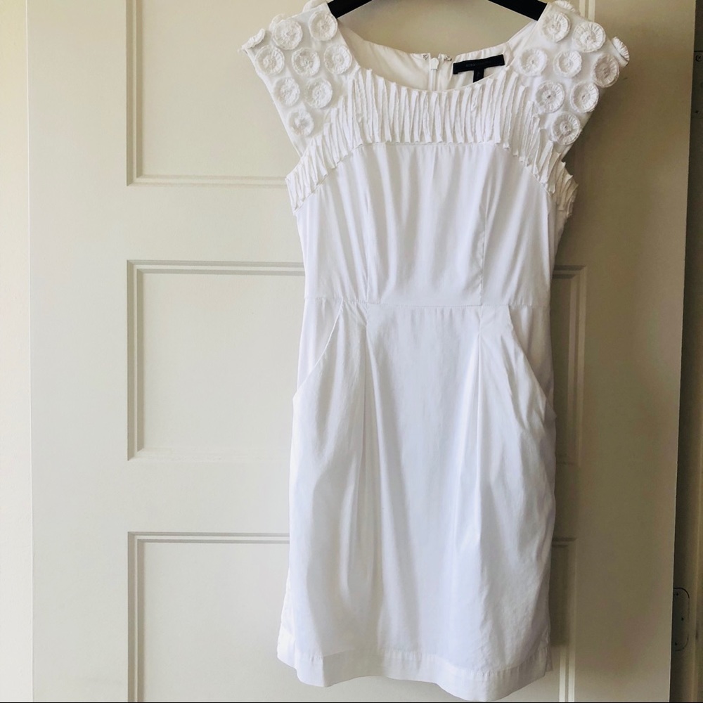 BCBGMAXAZRIA white dress